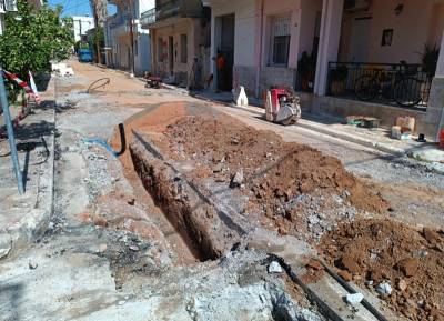 Αντικατάσταση δικτύου ύδρευσης Καλαμάτας: Εργα σε Θεμιστοκλέους, Αντωνοπούλου και Νικηταρά