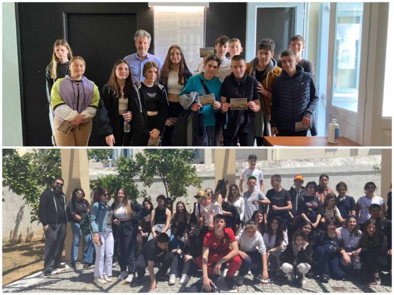 Το Γυμνάσιο Μεθώνης στην Οικία Τσικλητήρα