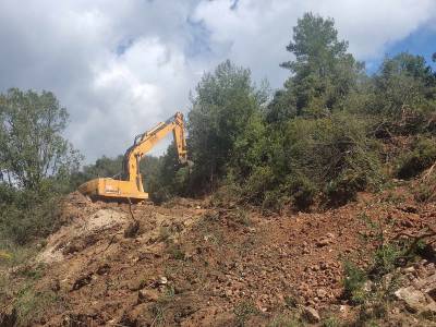 Ξεκίνησε η κατασκευή νέας δεξαμενής ύδρευσης - Εγκατάσταση εργολάβου στον Αη Γιάννη Καρβούνη