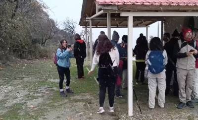 Έπεσαν τα πρώτα χιόνια στον Ταΰγετο (Βίντεο)