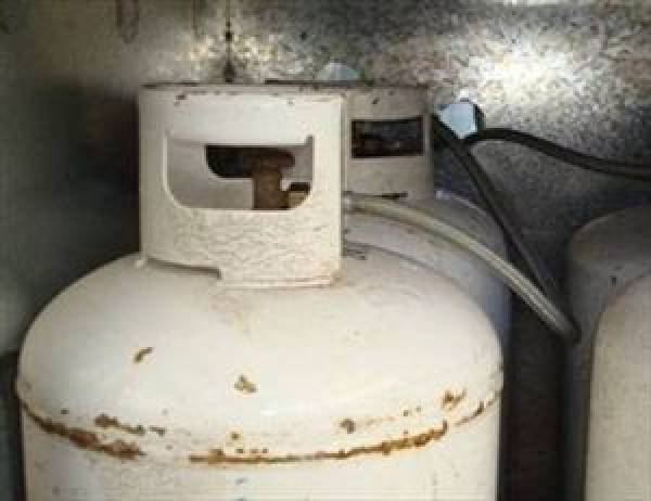 Πήρε φωτιά φιάλη υγραερίου στο Στασιό