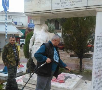 Εργασίες για την αποκατάσταση του μνημείου πεσόντων στο Κοπανάκι
