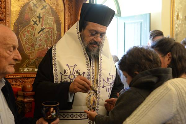 Ευχέλαιο στη Μονή Βελανιδιάς