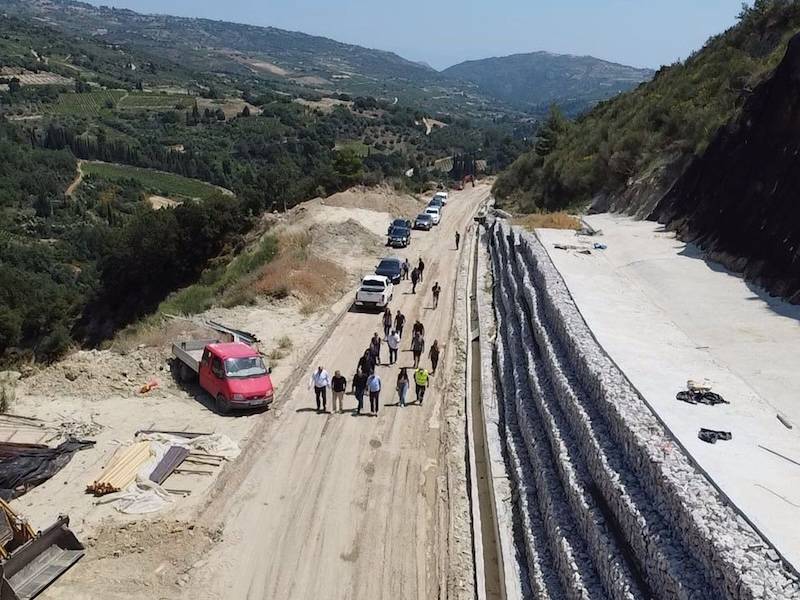 Επιθεώρηση Πτωχού σε τρία έργα στην Κορινθία