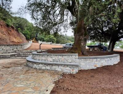 Διαμόρφωση περιβάλλοντα χώρου της μονής Αγίου Νικήτα