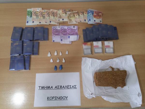 Κοκαΐνη, λαθραία τσιγάρα και καπνός σε σπίτι στην Κόρινθο