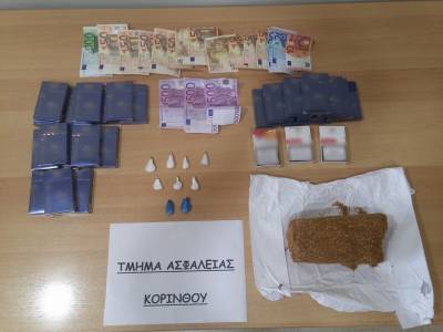 Κοκαΐνη, λαθραία τσιγάρα και καπνός σε σπίτι στην Κόρινθο