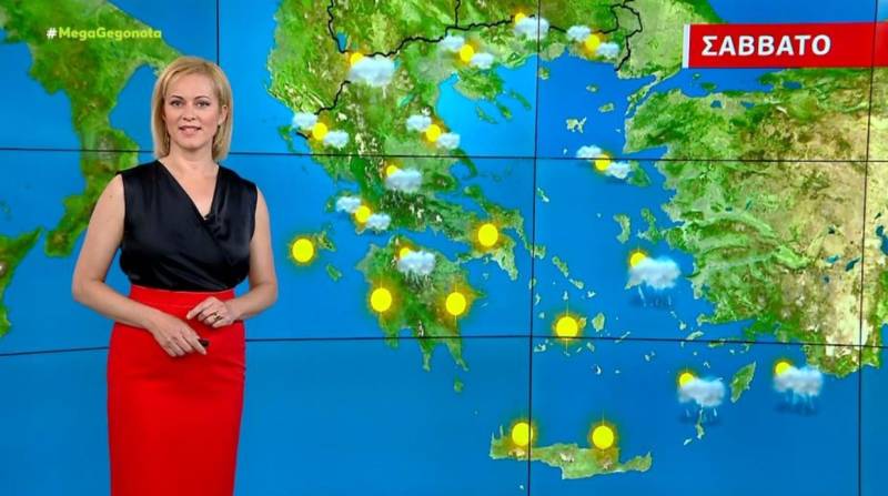 Αίθριος ο καιρός το Σάββατο - Αναλυτική πρόγνωση (Βίντεο)