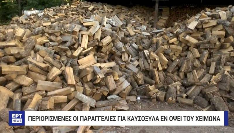 Περιορισμένες οι παραγγελίες για καυσόξυλα εν όψει του χειμώνα (Βίντεο)