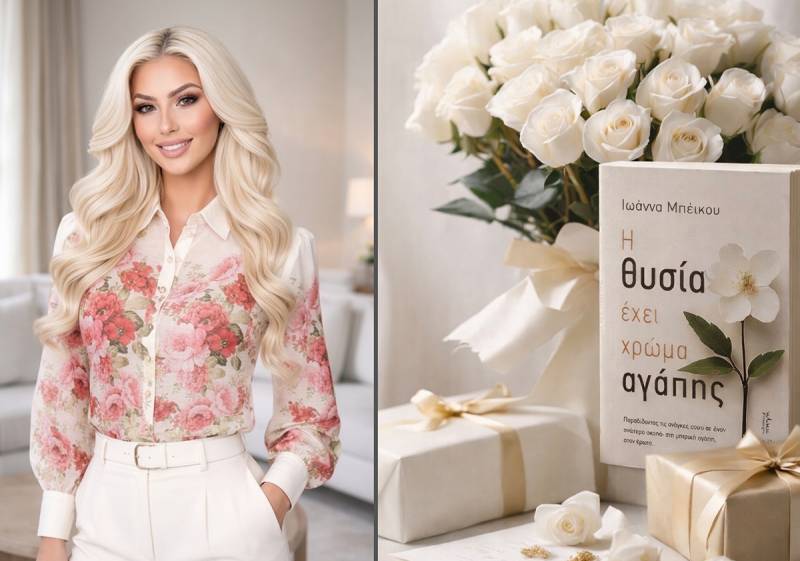 Η Ιωάννα Μπέικου στην «Ε» με αφορμή το βιβλίο της "Η θυσία έχει χρώμα αγάπης"