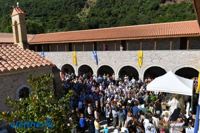 Μεσσηνία: Με λαμπρότητα τα εγκαίνια της ανακαινισμένης Μονής Βουλκάνου (βίντεο-φωτογραφίες)