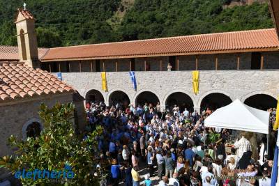 Μεσσηνία: Με λαμπρότητα τα εγκαίνια της ανακαινισμένης Μονής Βουλκάνου (βίντεο-φωτογραφίες)