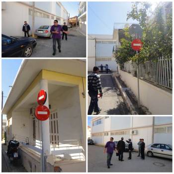 Διαμαρτυρία στη Ράχη για τις μονοδρομήσεις