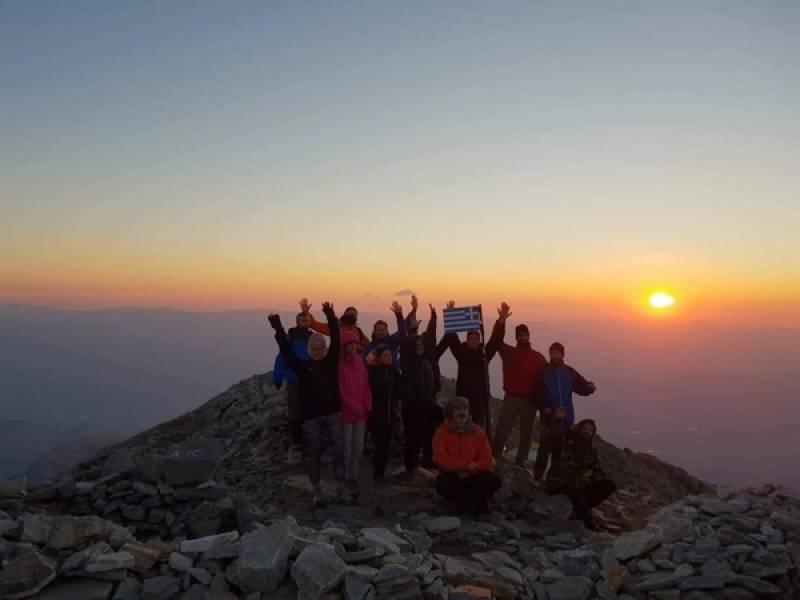 Νυχτερινή ανάβαση στον Ταΰγετο