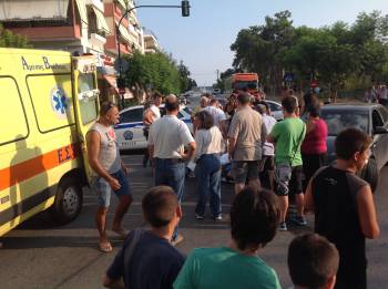 Τροχαίο με τραυματισμό στη διασταύρωση Κρήτης και Φιλελλήνων στην Καλαμάτα