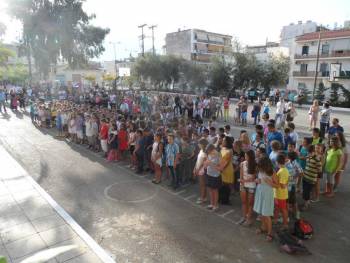 Αγιασμός στο 3ο Δημοτικό Σχολείο Καλαμάτας