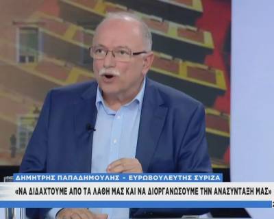 Ο Δημήτρης Παπαδημούλης για την επόμενη μέρα στον ΣΥΡΙΖΑ (βίντεο)