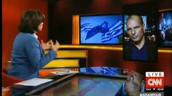 Βαρουφάκης στο CNN: Η Ελλάδα ήταν σαν μια άρρωστη αγελάδα από την οποία ζητούσαν συνεχώς γάλα