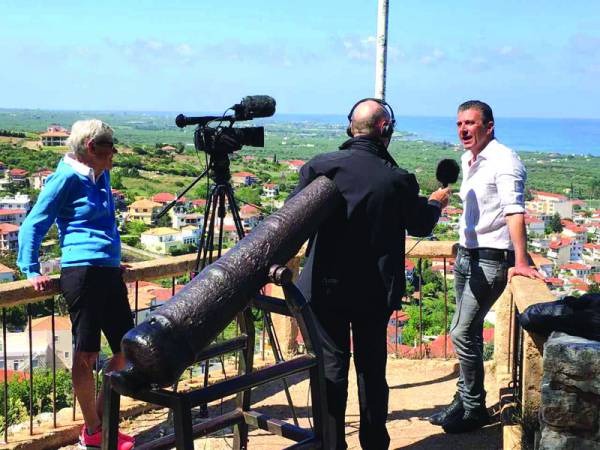 Γυρίσματα στην Τριφυλία από κανάλια της Ρωσίας και της Δανίας