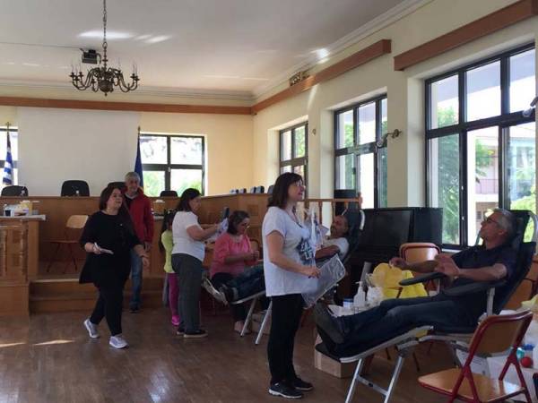 Ολοκληρώθηκε η αιμοδοσία του Δήμου Τριφυλίας