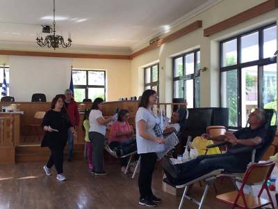 Ολοκληρώθηκε η αιμοδοσία του Δήμου Τριφυλίας