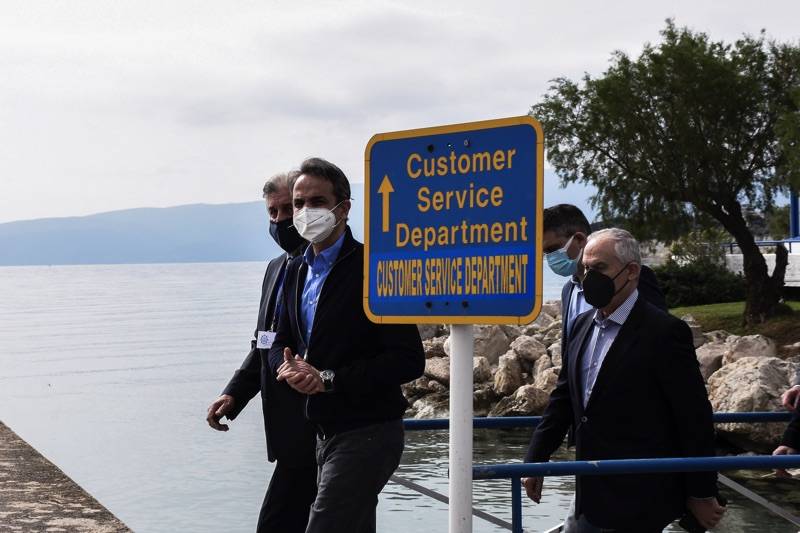 Την Διώρυγα της Κορίνθου επισκέφθηκε ο Κυρ. Μητσοτάκης (βίντεο)