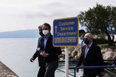 Την Διώρυγα της Κορίνθου επισκέφθηκε ο Κυρ. Μητσοτάκης (βίντεο)