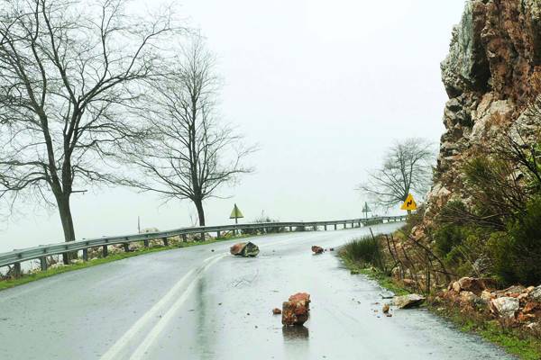 Δημοπρασία για προστασία από τα βράχια στον Ταΰγετο