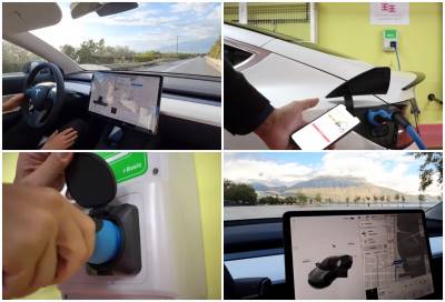 Οδηγώντας με ηλεκτρικό αυτοκίνητο στους δρόμους της Μεσσηνιακής και της Λακωνικής Μάνης (Βίντεο)