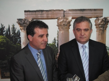 Συνάντηση Αποστολόπουλου - Πνευματικού στην Κόρινθο