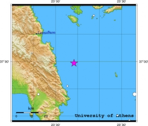 Σεισμός 4,4R στο Μυρτώο
