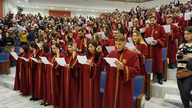 Ορκωμοσία φοιτητών στο ΤΕΙ Πελοποννήσου (βίντεο-φωτογραφίες)