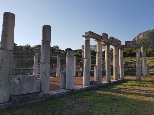 Ξεκινά η τοποθέτηση στεγάστρου στο Γυμνάσιο της Αρχαίας Μεσσήνης