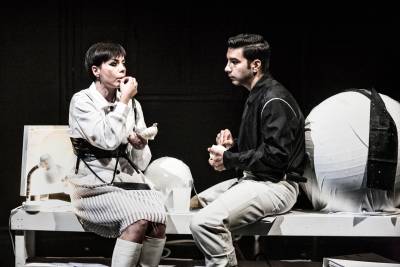 Ο Παύλος Πιέρρος στην παράσταση «Γιατί τώρα;»