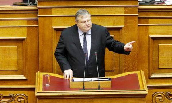 Βενιζέλος: Τρενάκι του τρόμου η πρόταση της κυβέρνησης στους θεσμούς