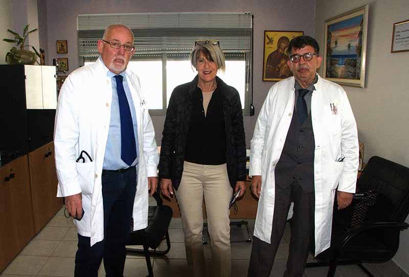 Η Πέγκυ Νίκα στο Κέντρο Υγείας Καλαμάτας