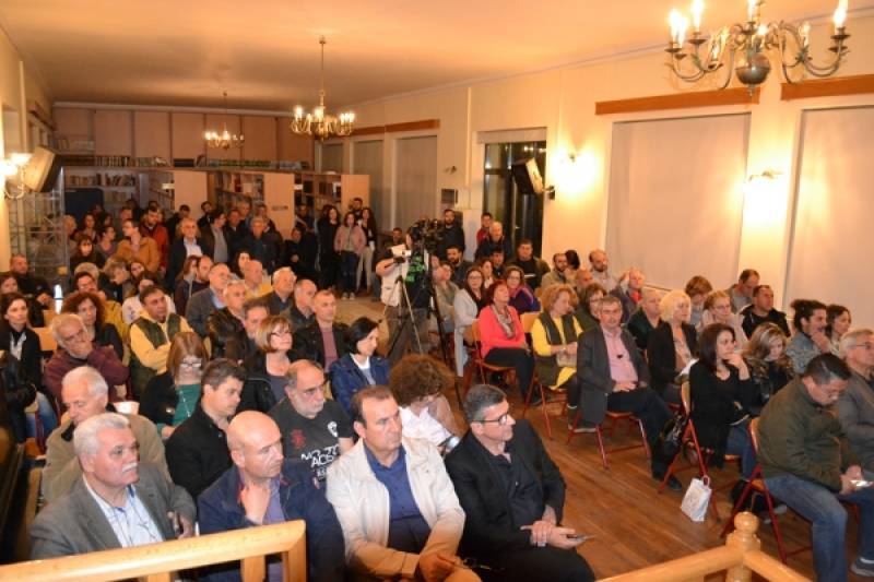 Επιχειρήματα κατά της εξόρυξης υδρογονανθράκων σε εκδήλωση στους Γαργαλιάνους