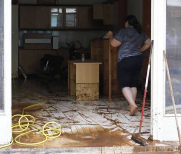 Αποζημίωση οικοσκευών πλημμυροπαθών Τριφυλίας