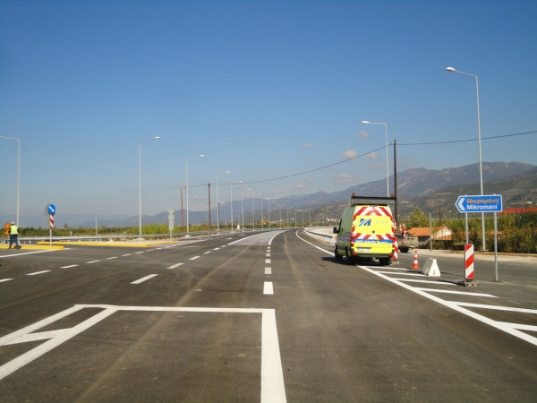 Στη κυκλοφορία η δυτική απόληξη του νέου δρόμου