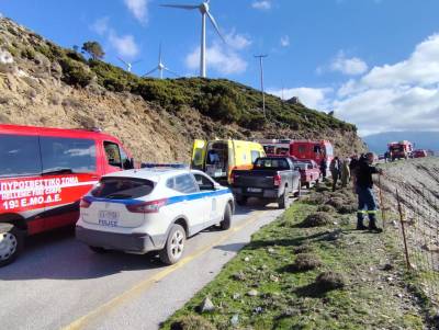 Τροχαίο δυστύχημα στα Χανιά: ΙΧ έπεσε σε γκρεμό