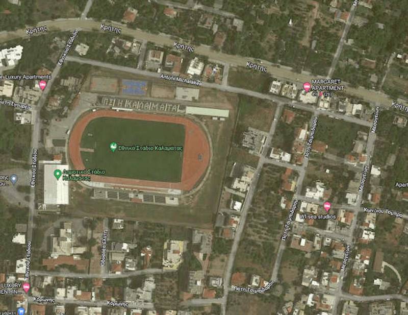 Πολυώροφο πάρκινγκ στο Στάδιο Καλαμάτας