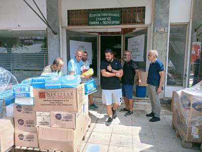 Βοήθεια από το Χανδρινού στη Θεσσαλία
