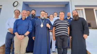 Θεία λειτουργία στο Ιδρυμα Απόρων Ανιάτων της Μητρόπολης Μεσσηνίας