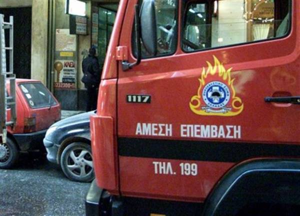 Πυρκαγιά σε διώροφο στα Ανώγεια Σπάρτης