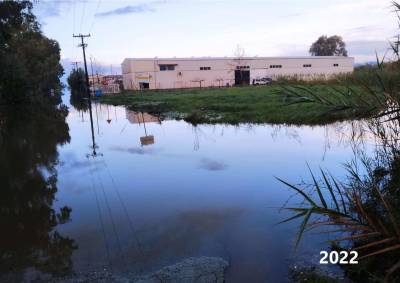 Διαμαρτυρία για τις πλημμύρες στη ΒΙΠΕ Καλαμάτας
