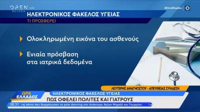 Σε εφαρμογή ο Ηλεκτρονικός Φάκελος Υγείας
