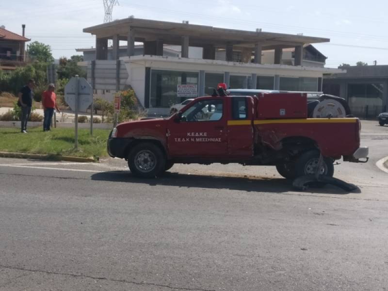 Καραμπόλα χωρίς τραυματισμό στον κόμβο του Καλού Νερού