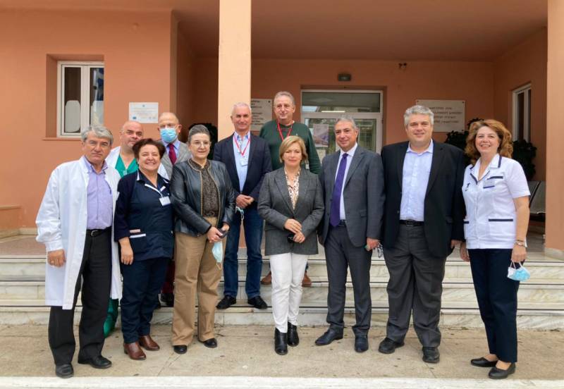 Επίσκεψη Γκάγκα με Χρυσομάλλη: Διαβεβαιώσεις για λειτουργία του Νοσοκομείου Κυπαρισσίας