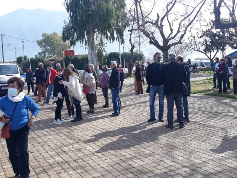 Συγκέντρωση κατά του μάστερ πλαν του λιμανιού της Καλαμάτας