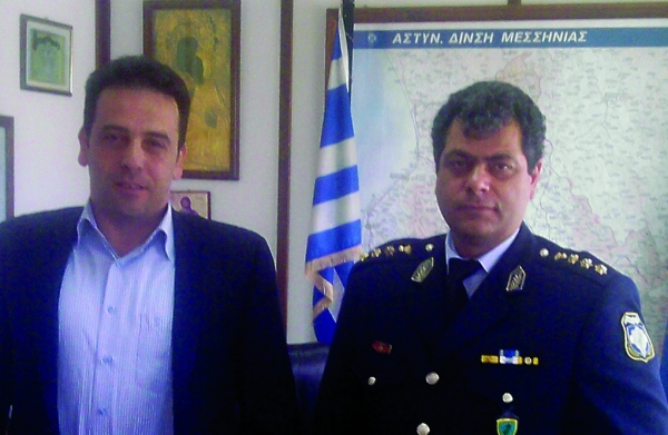 Επίσκεψη Φιλιππόπουλου στην Αστυνομική Διεύθυνση